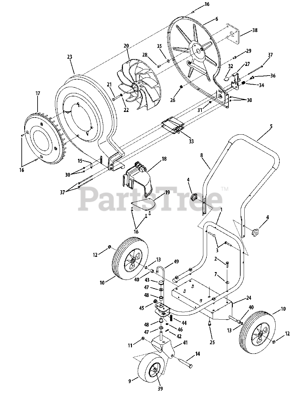 Cub Cadet JS 1150 (24A67M3010) Cub Cadet Jet Sweep WalkBehind