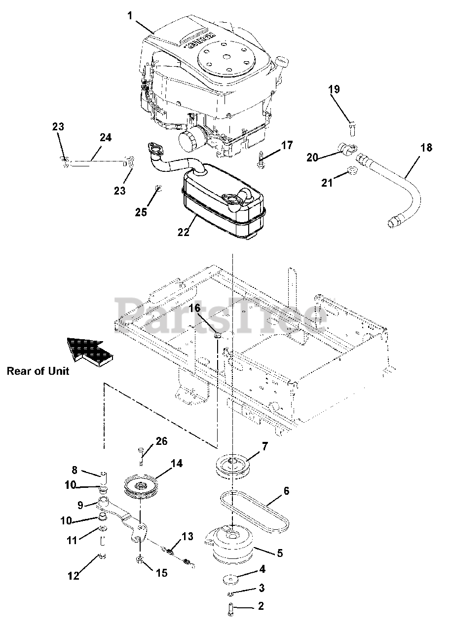 Ariens 915089 (1634) - Ariens Zoom 34