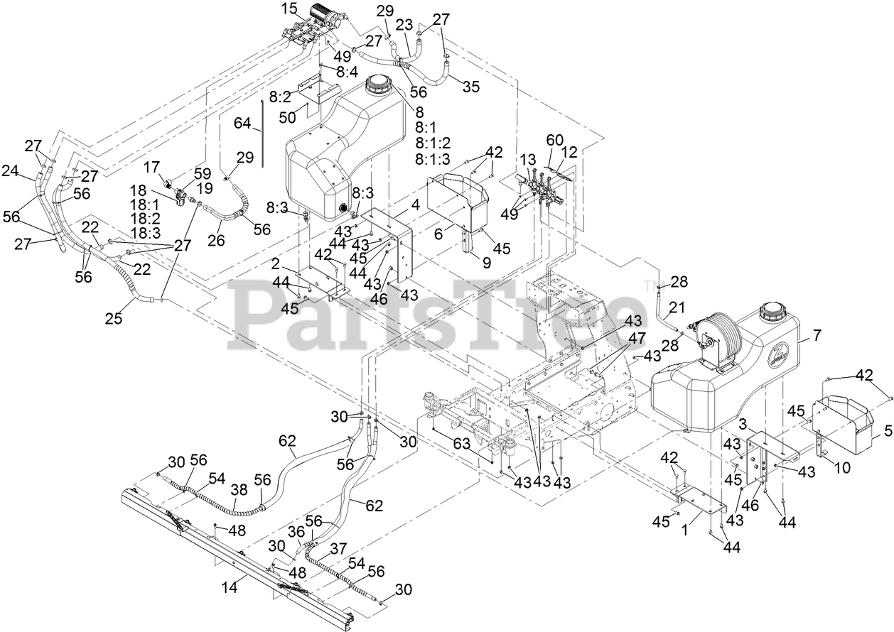 Exmark ZS5260 Exmark ZSpray ZMax Standon Sprayer, 5 GPM Pump (SN