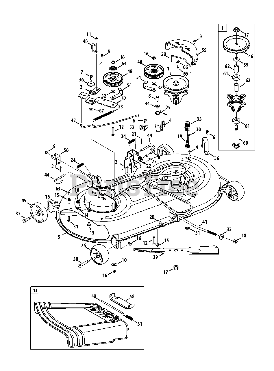 35 Cub Cadet 1042 Parts Diagram