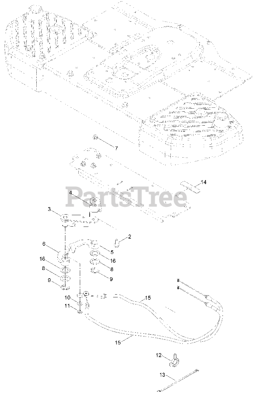 Exmark 127-0118 Steering Cable Quest S Series Exmark 127-0118 Steering Cable Quest S Series