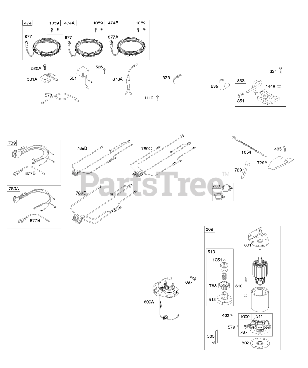 Briggs & Stratton 4455770755E1 Briggs & Stratton Vertical Engine