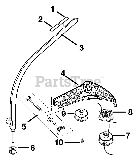 Ryobi RY 30021 A Ryobi String Trimmer 30cc Lower Boom Assembly Parts Lookup with Diagrams PartsTree