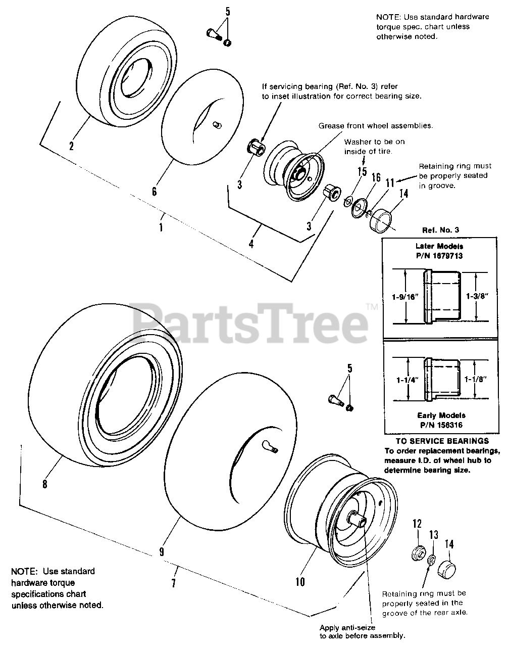 Simplicity lawn online tractor tires