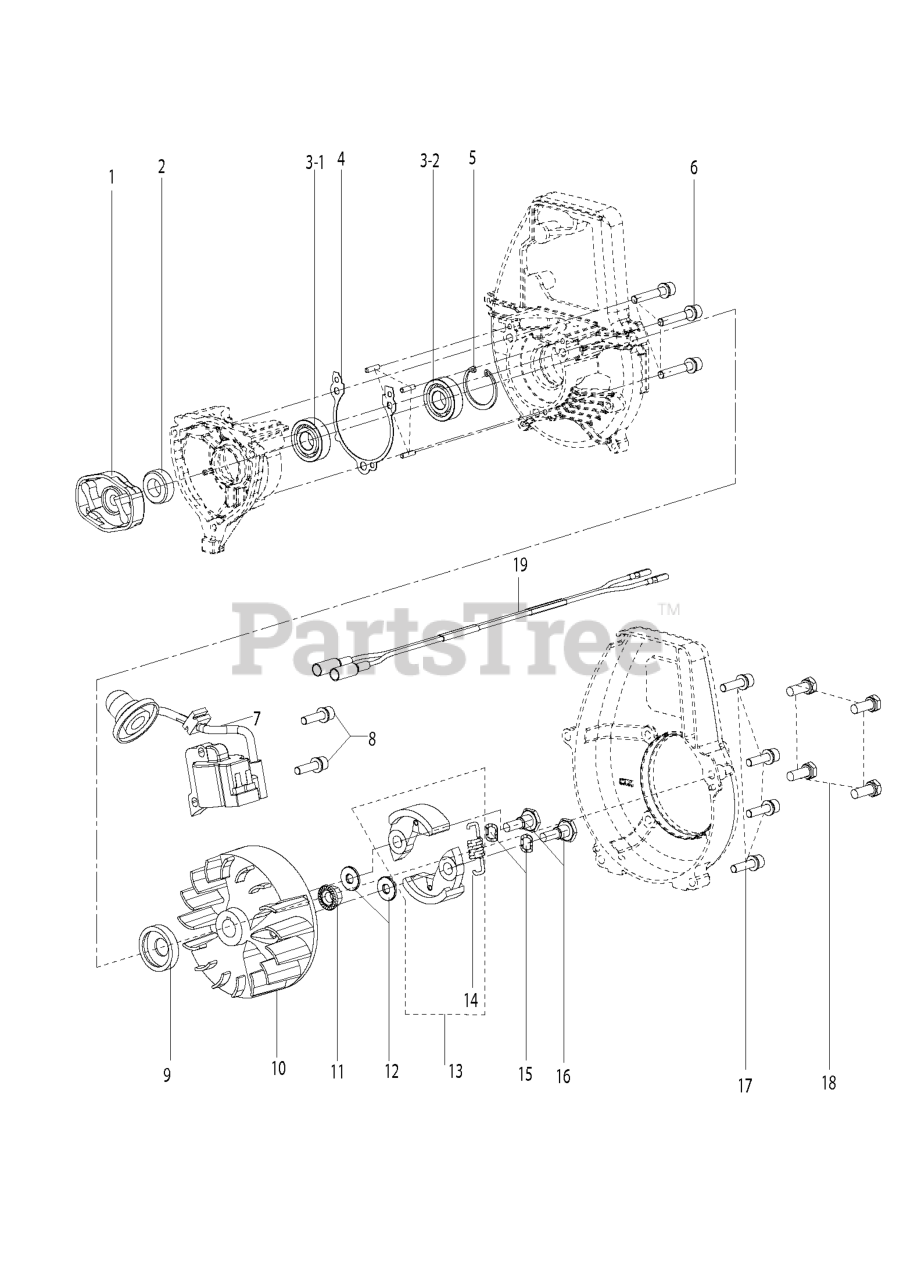 Husqvarna 321 S15 (967078502) Husqvarna Backpack Sprayer CRANKCASE