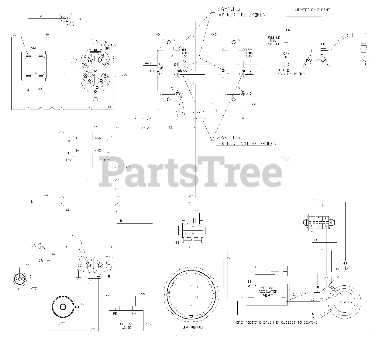 Craftsman 0302991 Craftsman 6,300 Watt Portable Generator Wiring