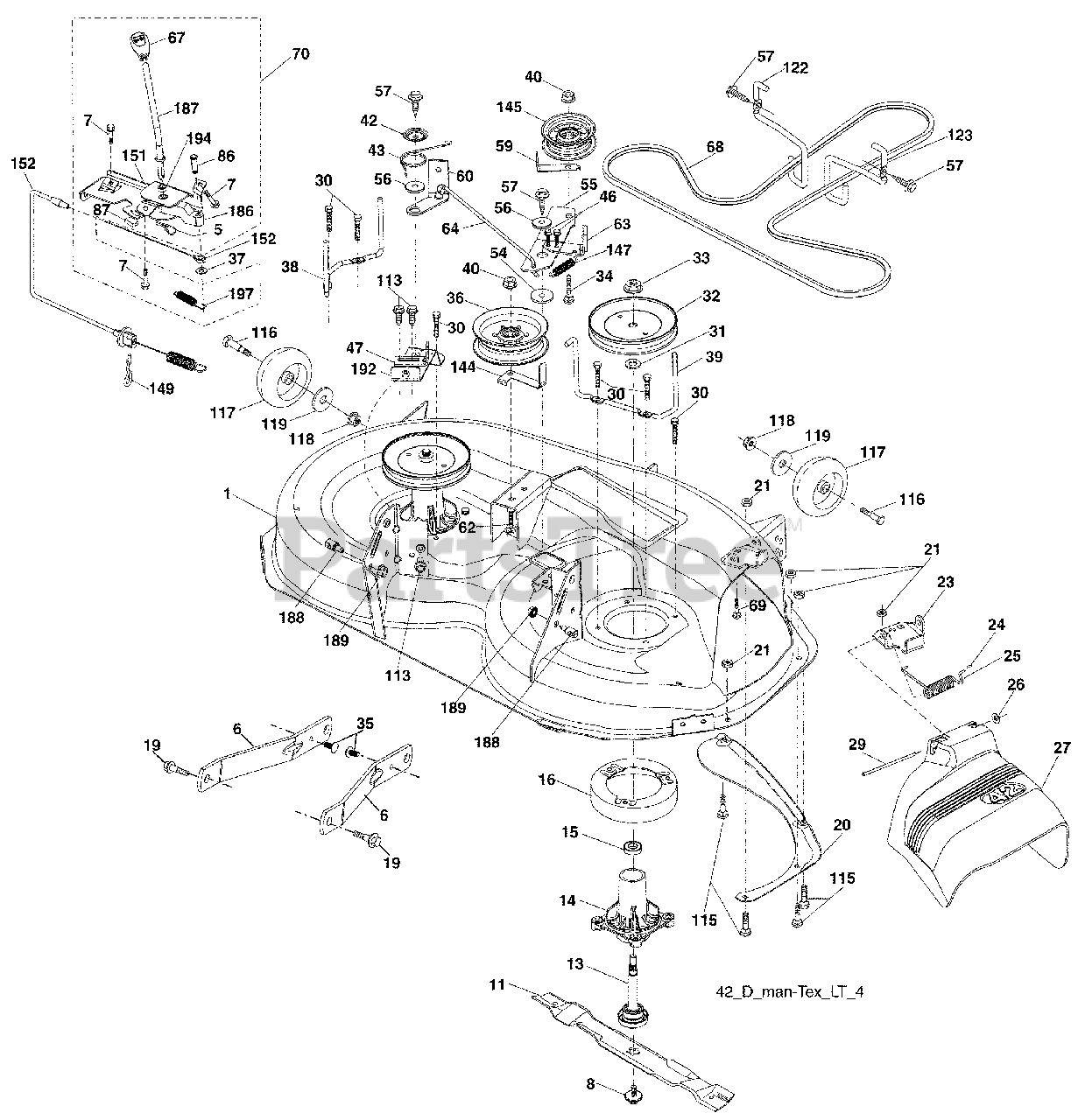 Husqvarna YT 1942 T (960430003-00) - Husqvarna 42