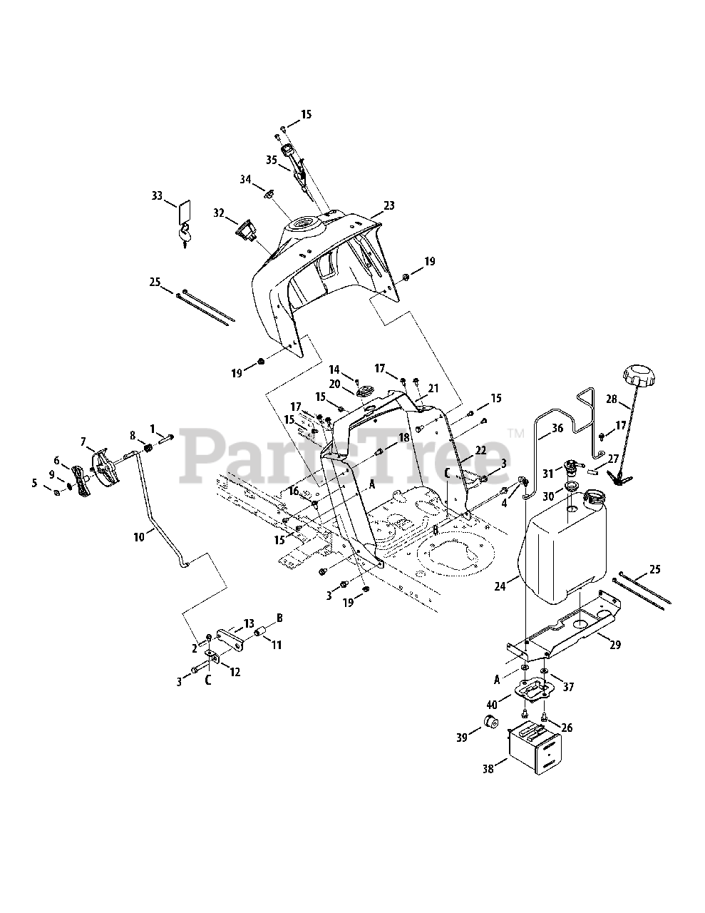 Craftsman t1200 riding mower discount