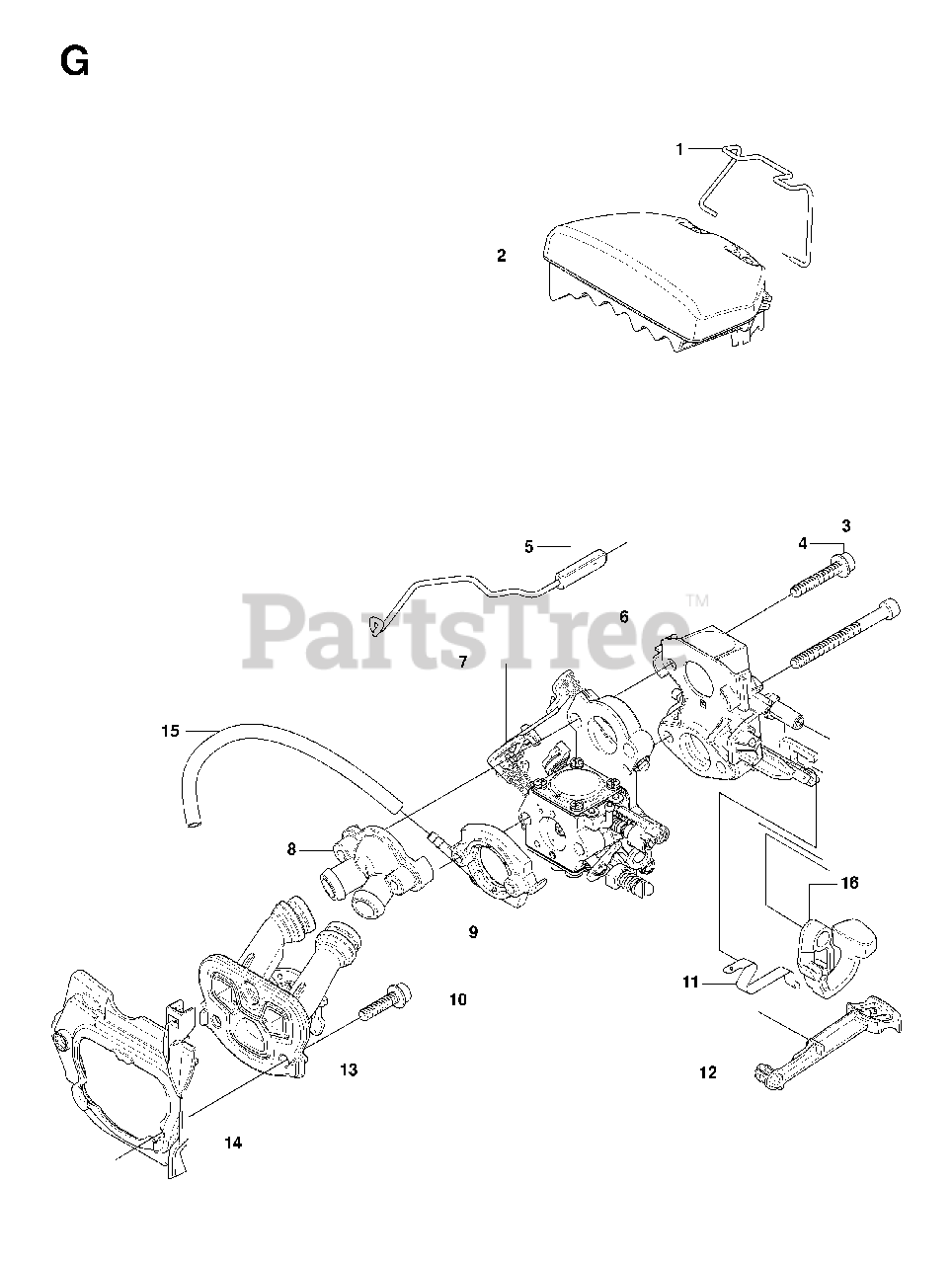 Jonsered CS 2255 Jonsered Chainsaw (200803) CARBURETOR AIR FILTER