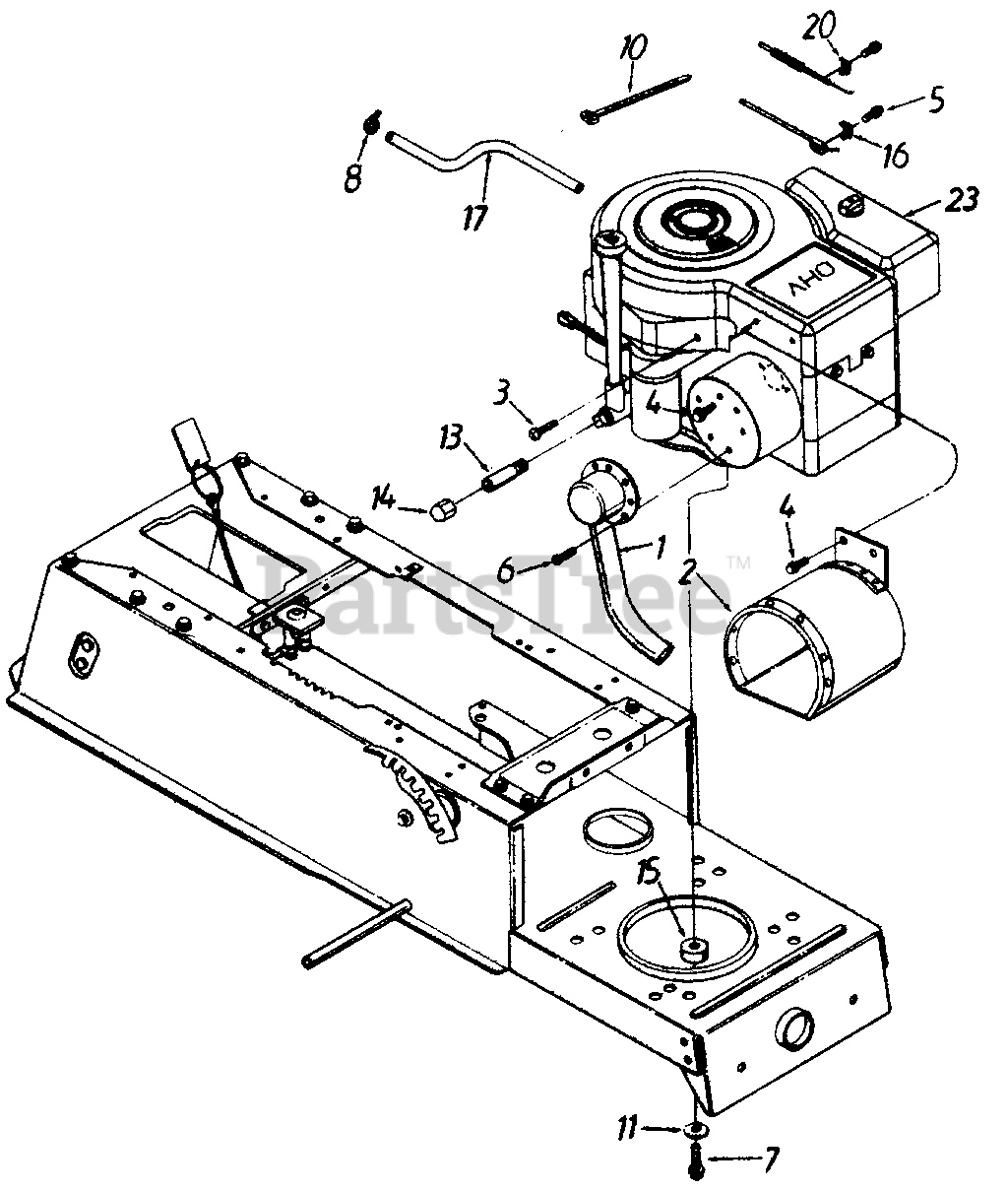MTD PART NUMBER 737-0143 OIL DRAIN CAP 