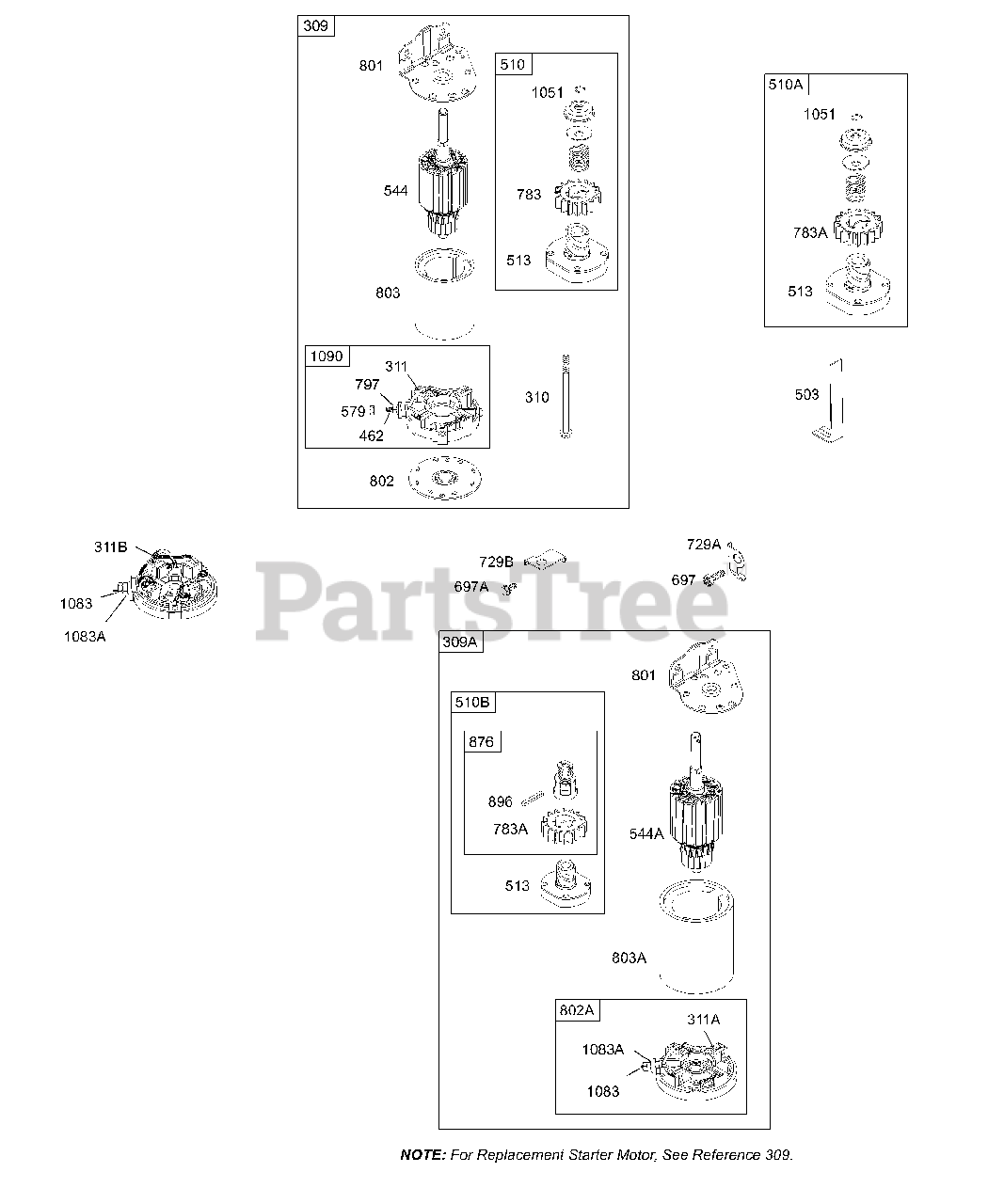 Briggs & Stratton 28M7070648A1 Briggs & Stratton Vertical Engine