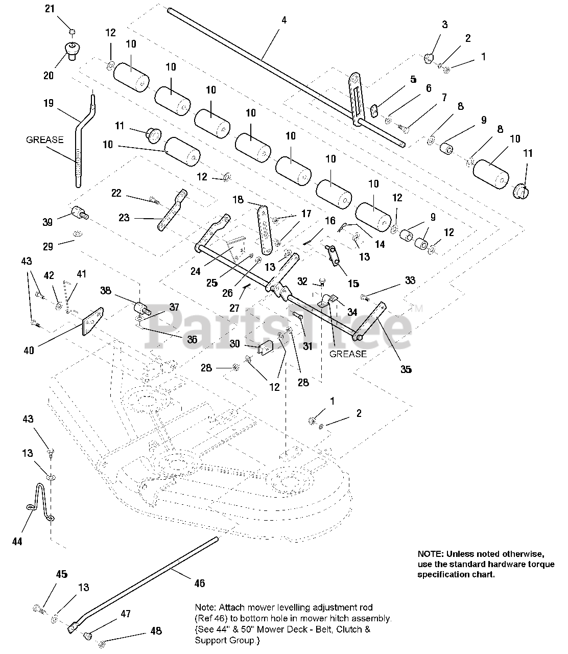 Simplicity 1693276 Simplicity Broadmoor 50 Lawn Tractor 18hp 50