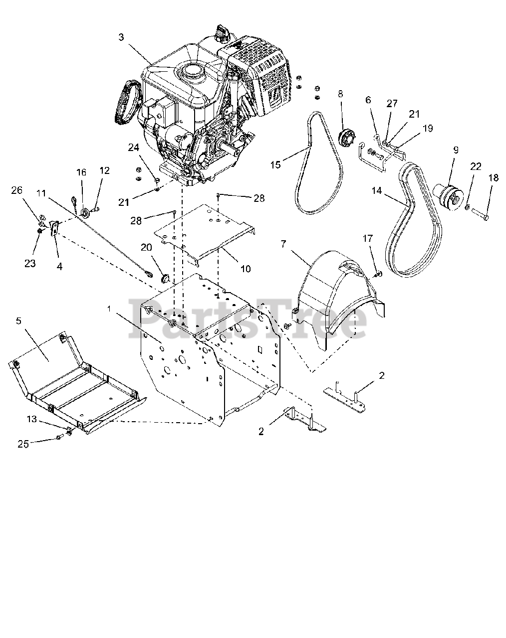 Ariens 921044 - Ariens Deluxe 28" Snow Blower, Ariens AX 306cc engine