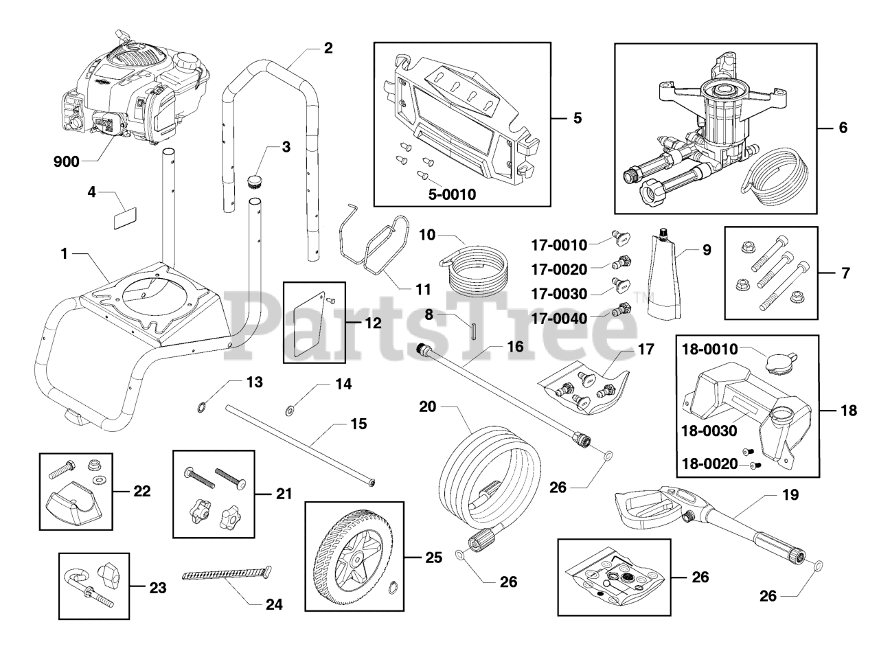 Craftsman CMXGWAS02073300 Craftsman 2,800 PSI Pressure Washer Main