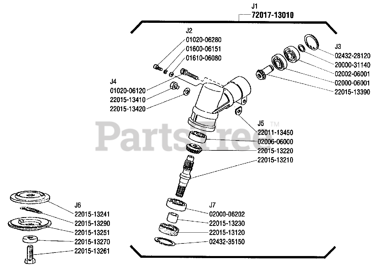 C535000780 Genuine Shindaiwa Part Brush Cutter Blade Holder B 