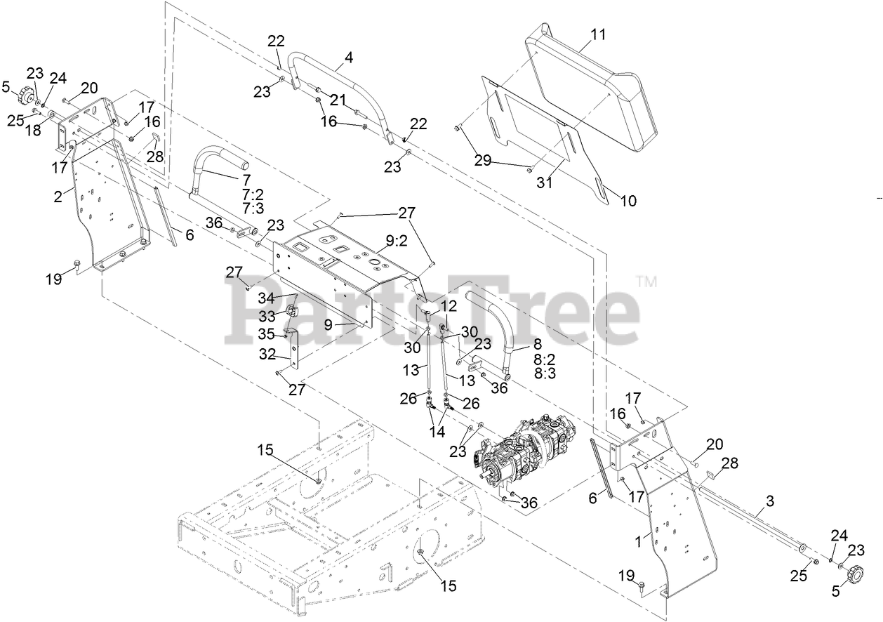 Exmark ZS5260XL Exmark ZSpray ZMax Standon Sprayer, 7 GPM Pump (SN