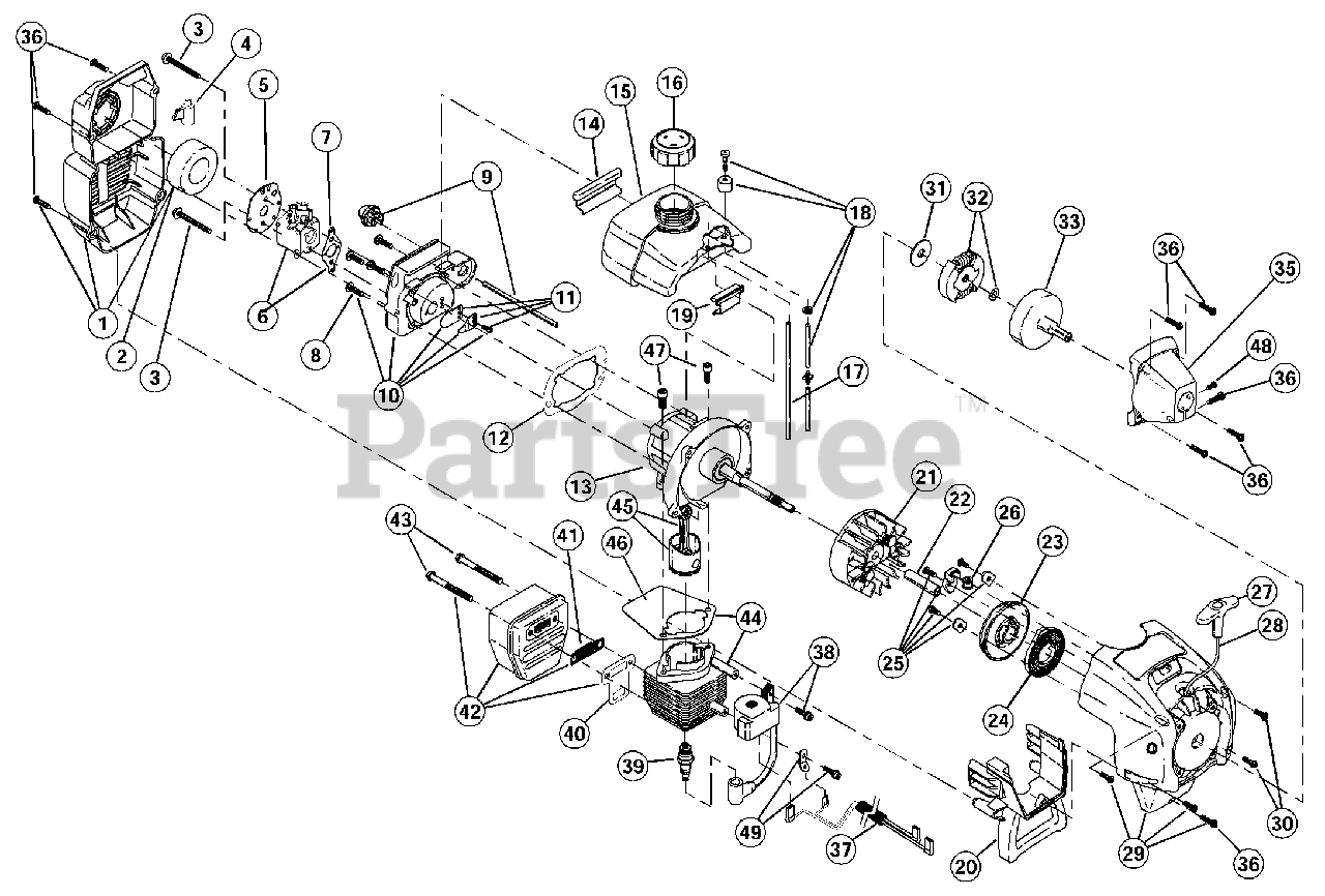 Ryobi 790r (41ED790A034) - Ryobi String Trimmer Engine Parts Parts