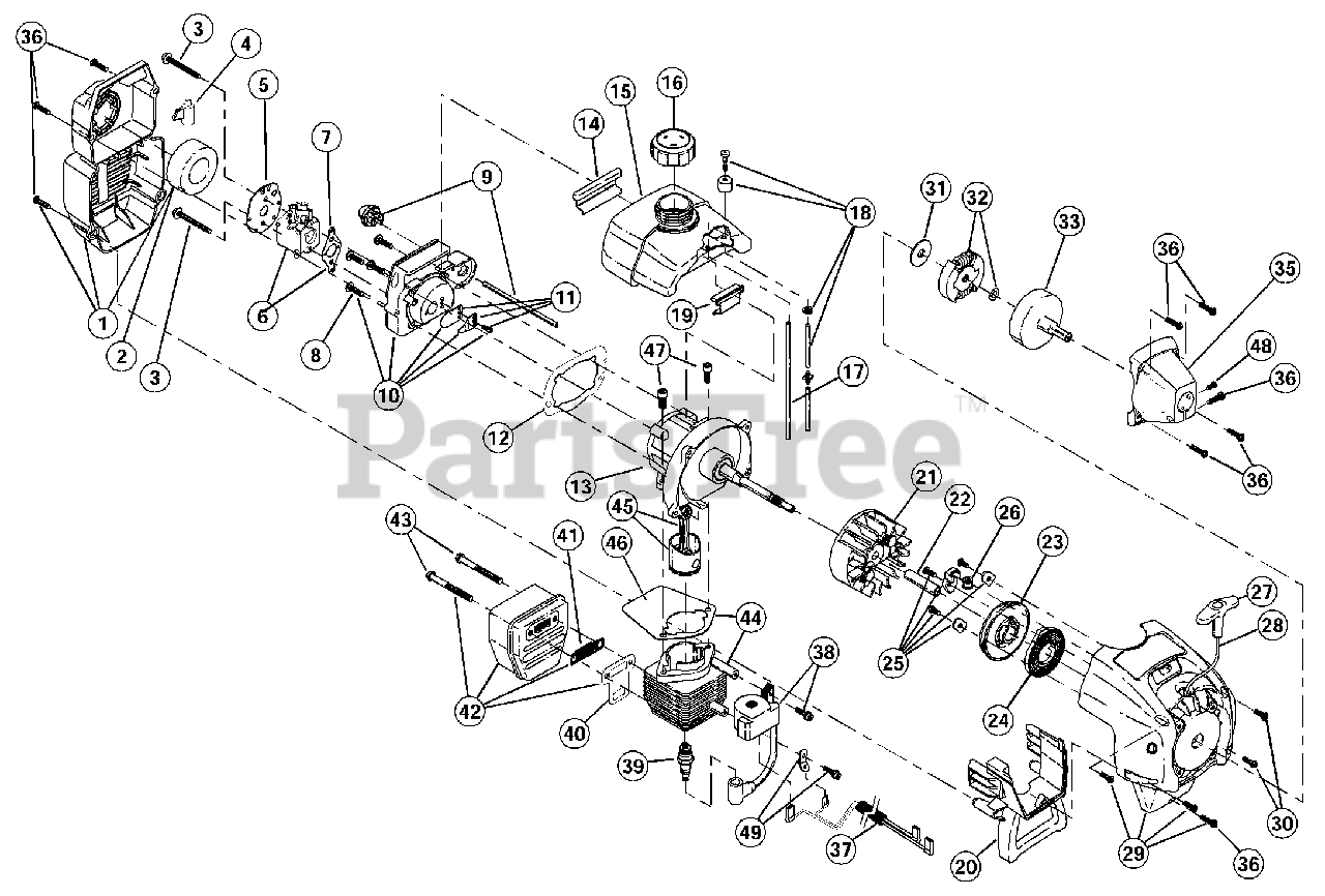 Ryobi Trimmer Parts Diagram