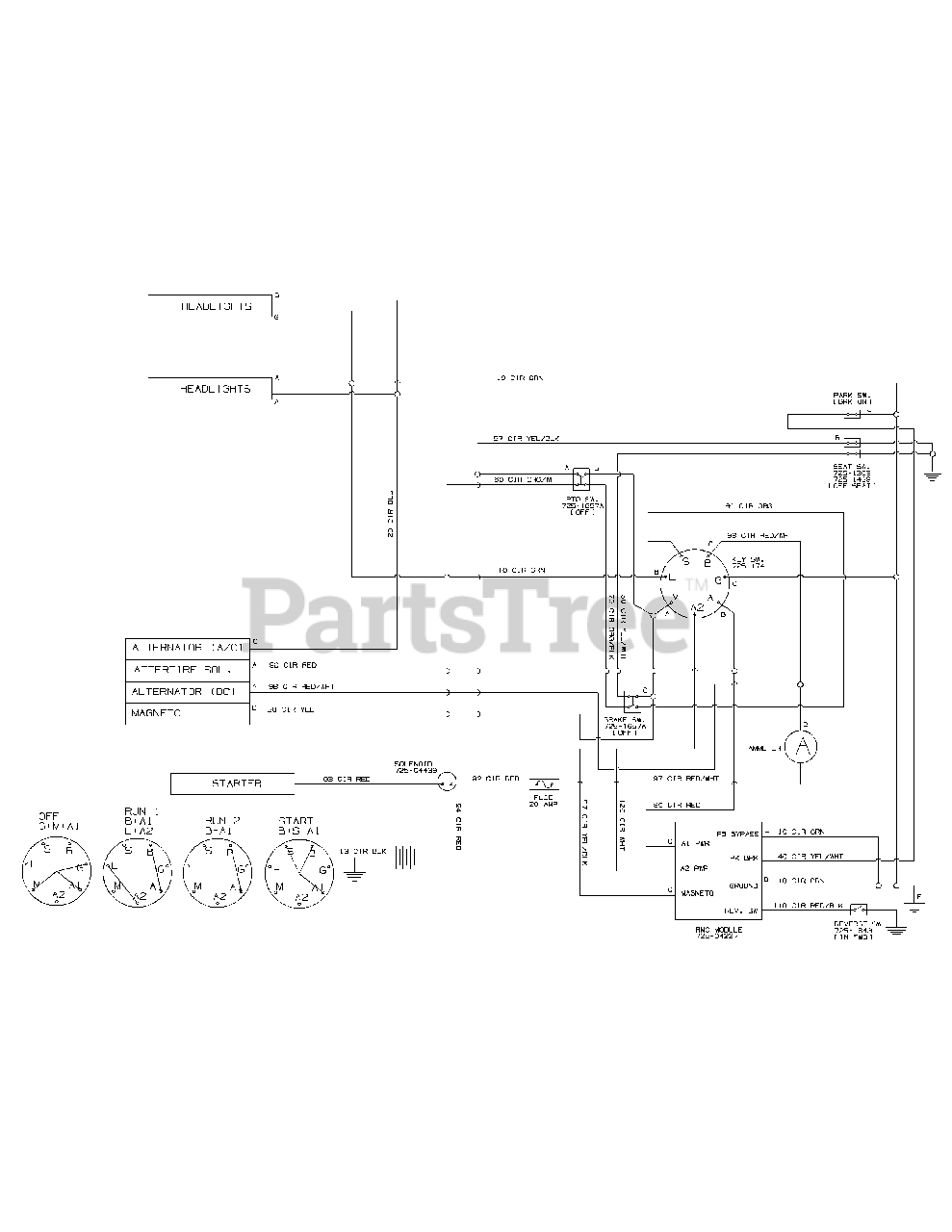 Troy Bilt 13Av60Kg011 Wiring Diagram from www.partstree.com