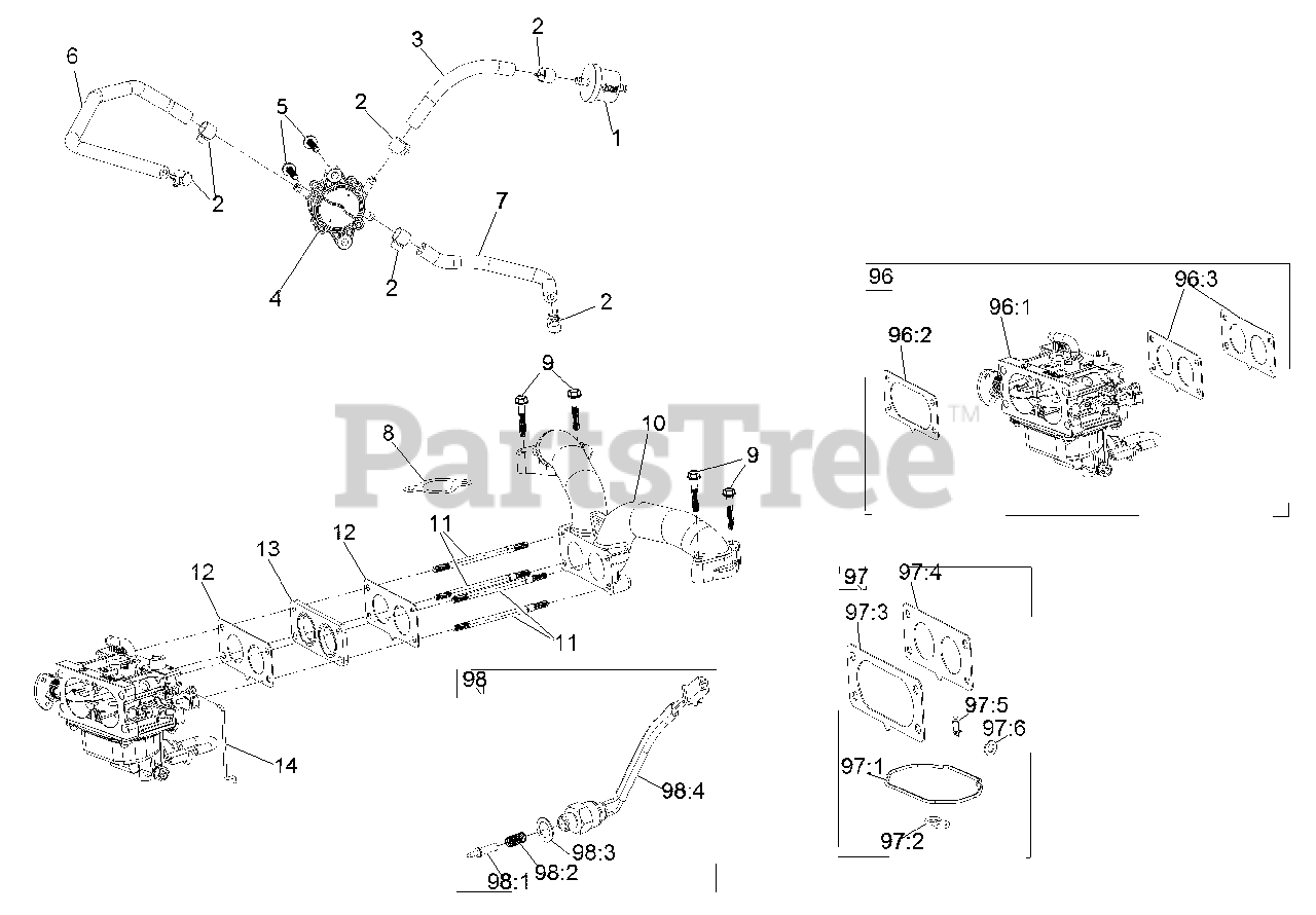 Exmark 139-0684 Fuel Pump Fits Radius/Quest E S Series Mowers