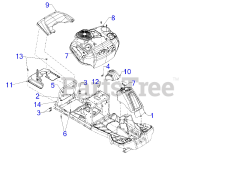 Craftsman 247.203695 (13B226JD299) - Craftsman R1000 Rear-Engine Riding