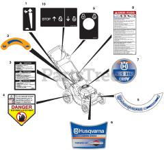 580 RSW 601100022 Husqvarna Walk Behind Mower 2001 06 Parts Lookup with Diagrams PartsTree