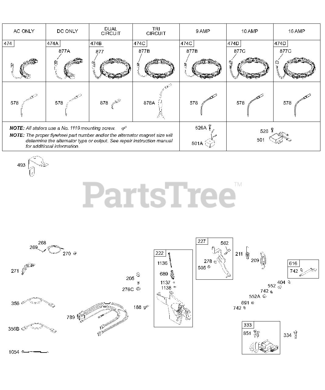 Briggs & Stratton 4607772277E1 Briggs & Stratton Vertical Engine