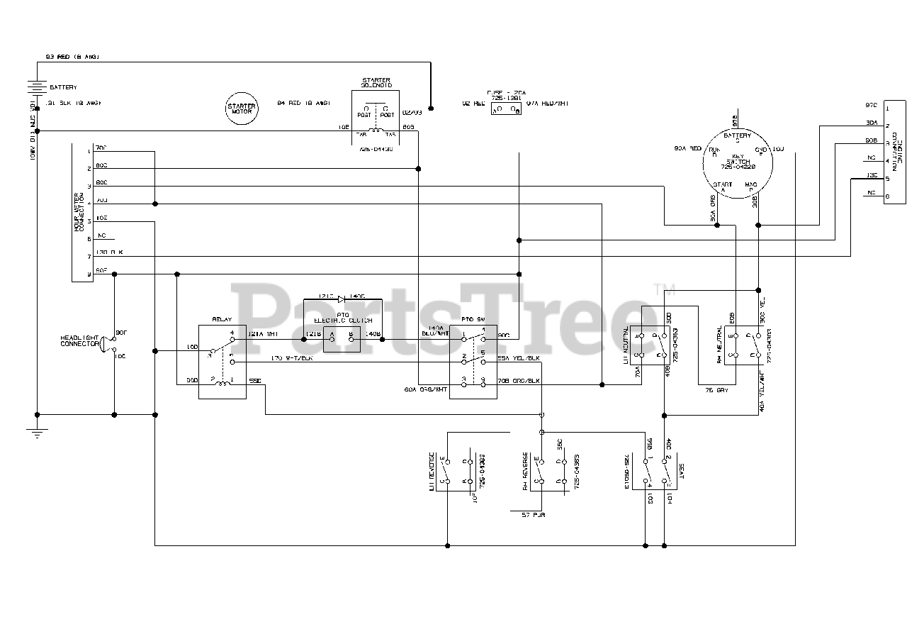 Troy Bilt Rzt 50 Wiring Diagram