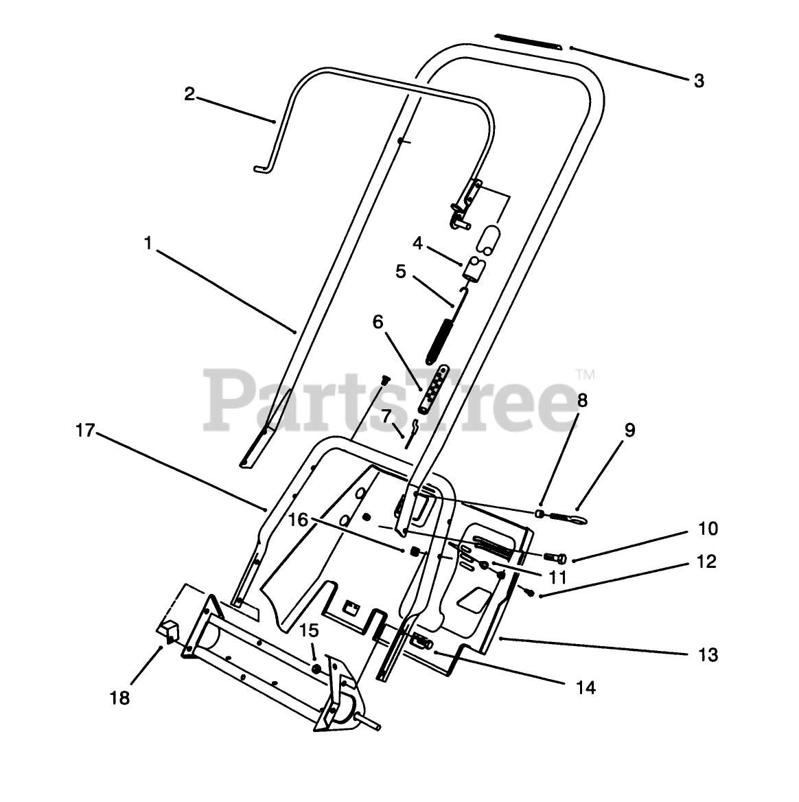 Toro 38190 (CCR 1000) Toro Snow Thrower (SN 049000001 049999999