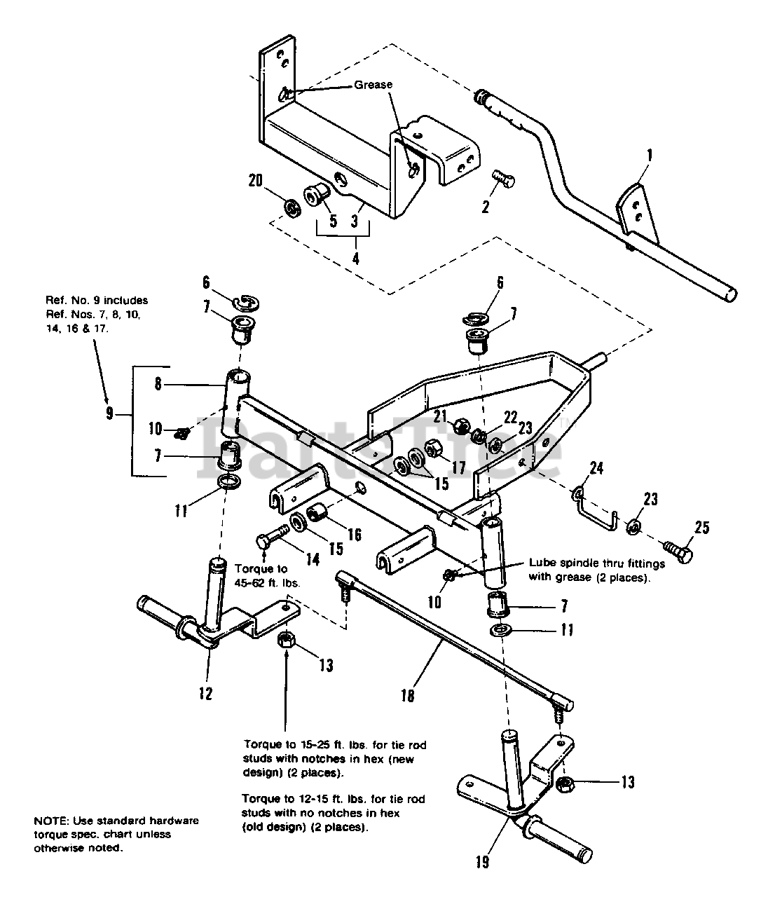 Simplicity 4211 (1690910) Simplicity Lawn Tractor, 11hp Front Axle