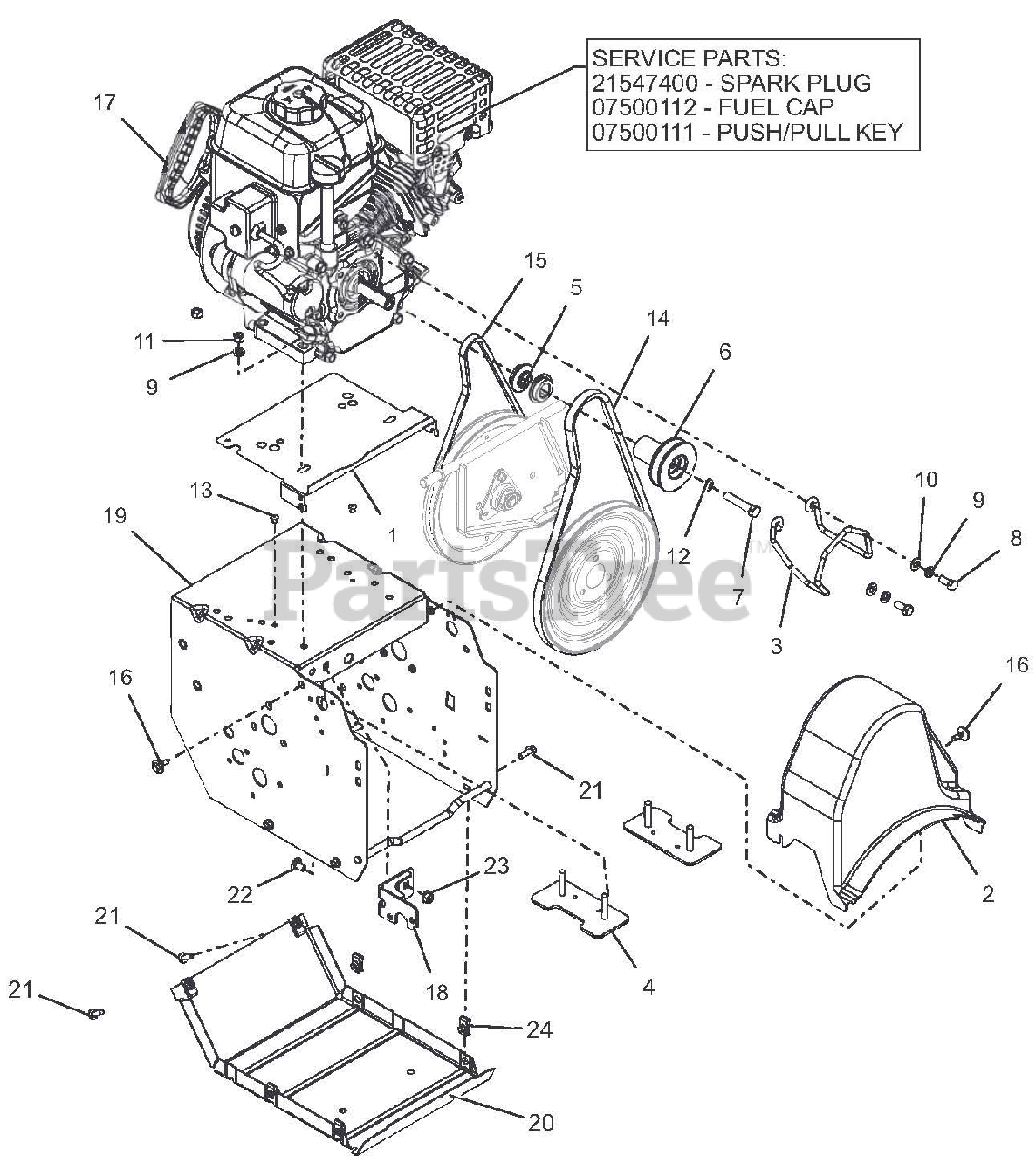 Ariens 920321 (ST 24 LE) Ariens Compact 24" Snow Blower, Ariens AX