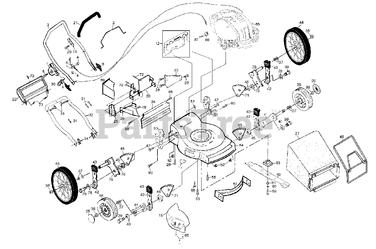 Partstree lawn cheap mower parts