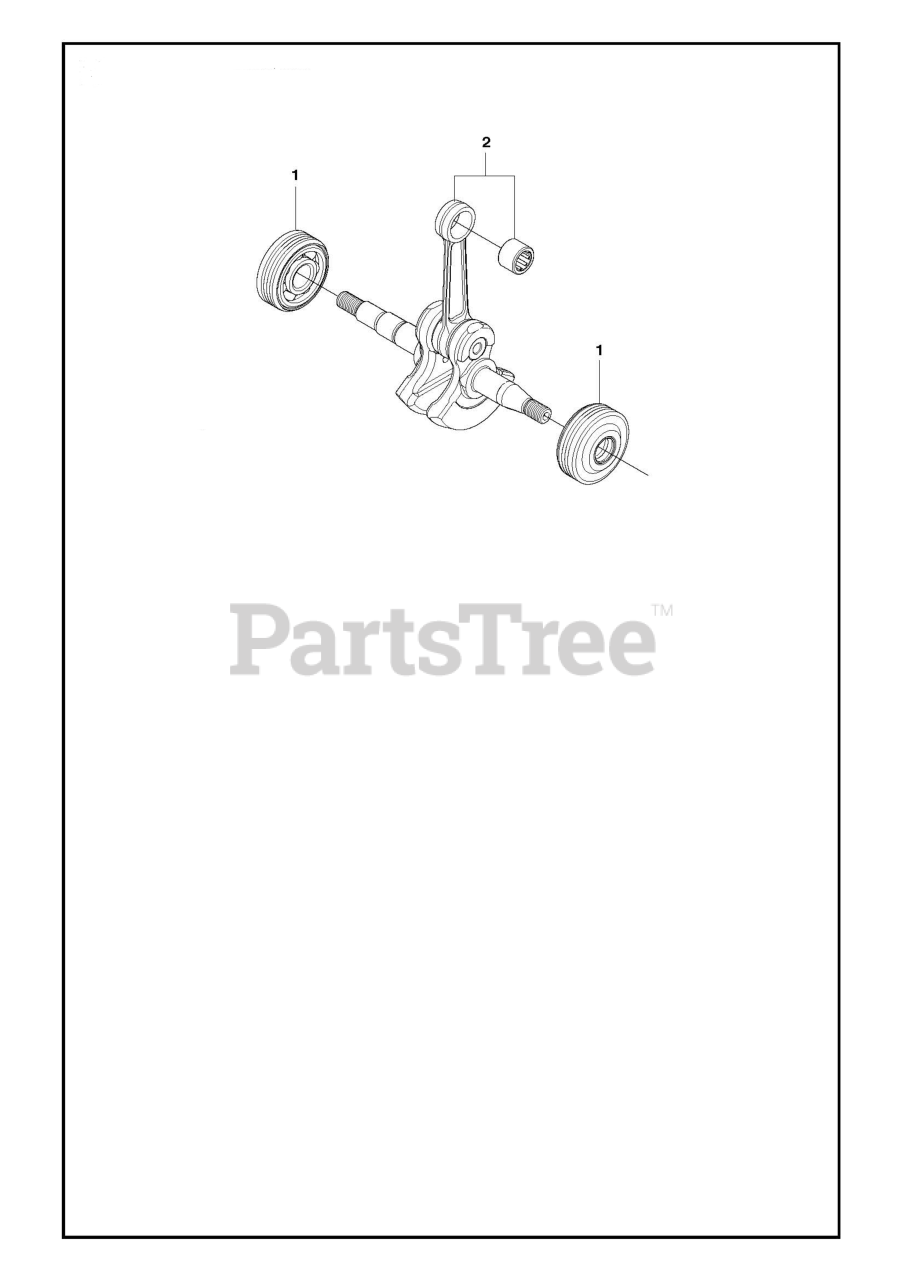 Husqvarna 240 Husqvarna Chainsaw CRANKSHAFT Parts Lookup with