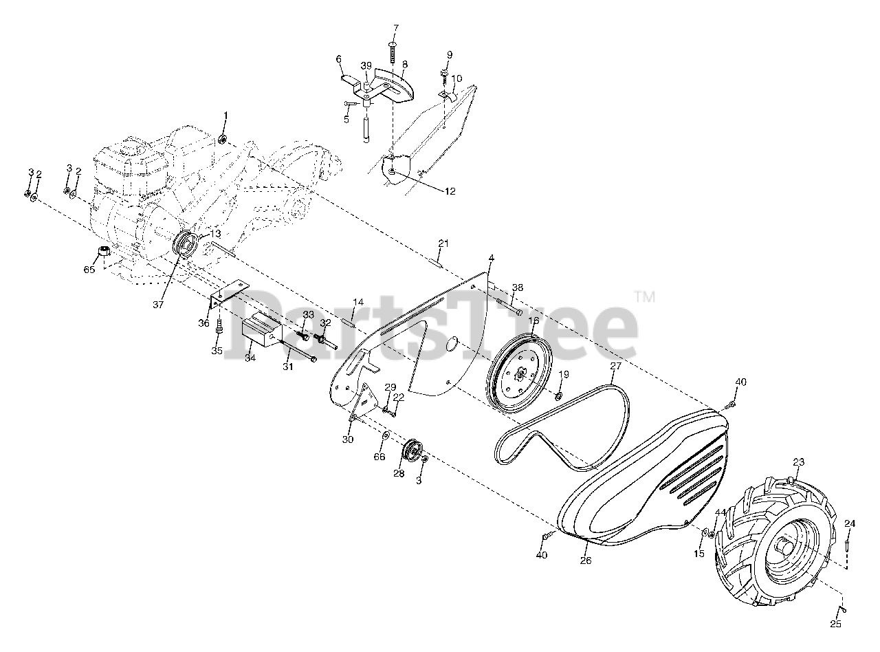 Husqvarna 650 Rtt 960930002 00 Husqvarna Rear Tine Tiller 2005 08