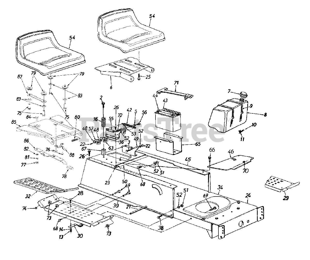 Mastercraft lawn tractor parts online