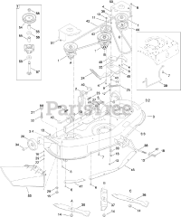 Toro 13AP61RH848 (LX 468) - Toro Lawn Tractor (2009) Parts Lookup with