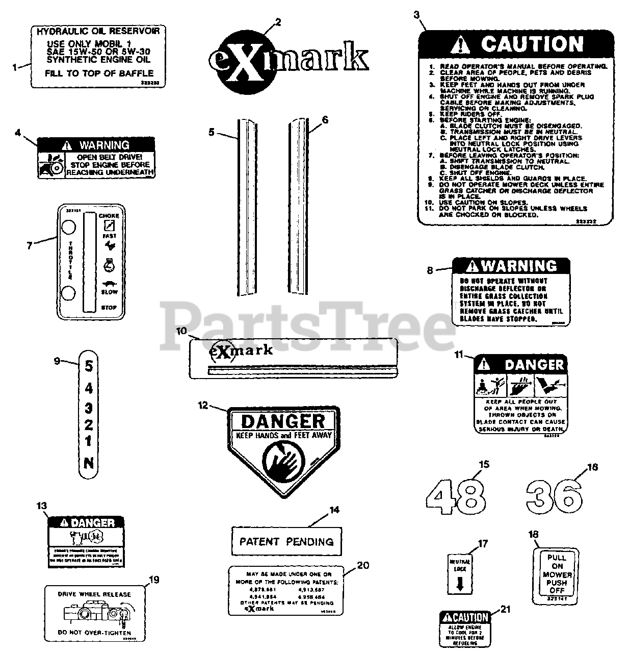 Exmark V4814KH Exmark 48" Viking WalkBehind Mower, 14hp Kawasaki