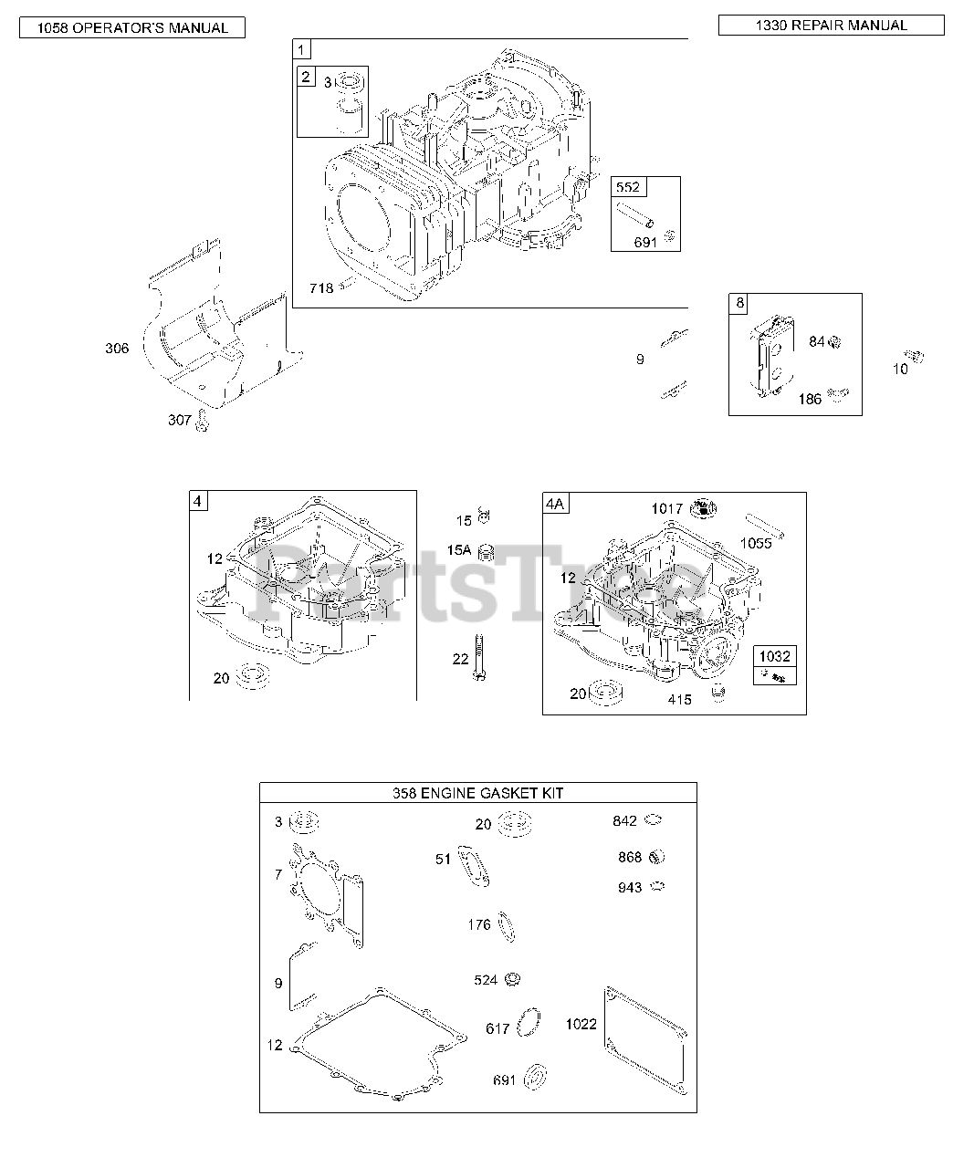 Briggs & Stratton 3137770112E1 Briggs & Stratton Vertical Engine