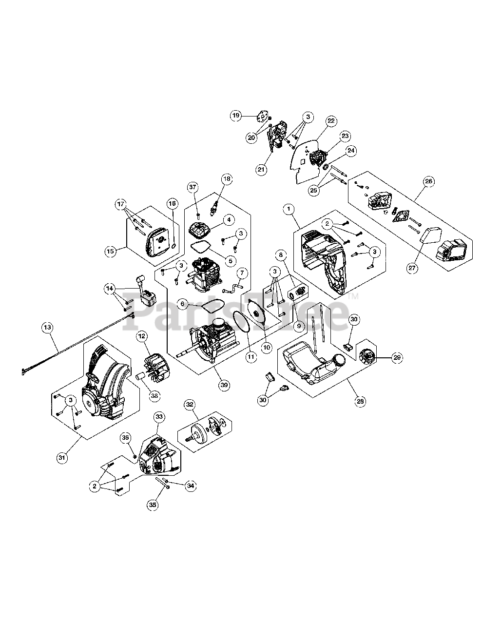 Troy bilt tiller tb146ec parts best sale