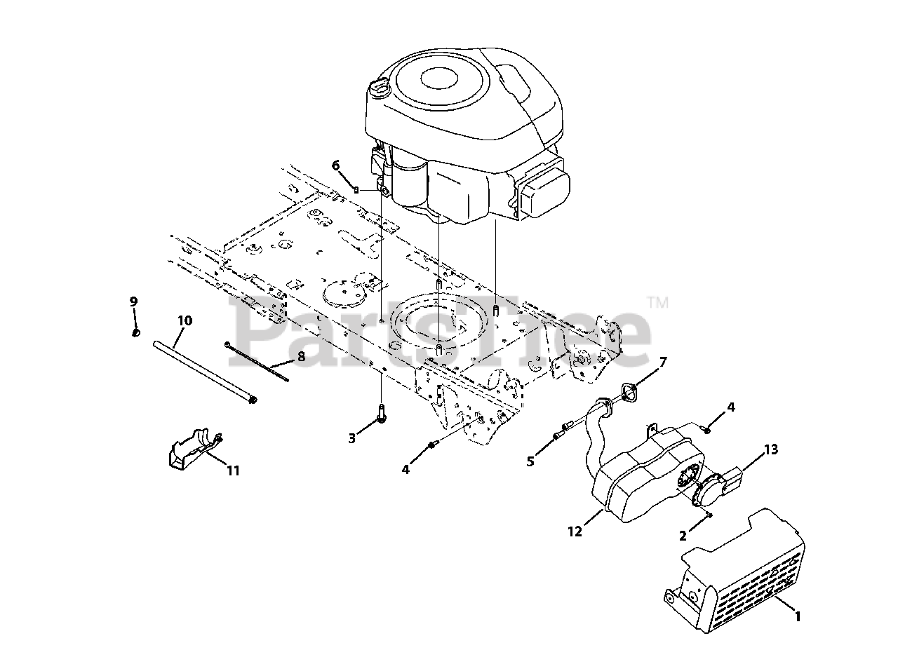 Troy bilt pony riding mower parts diagram deals
