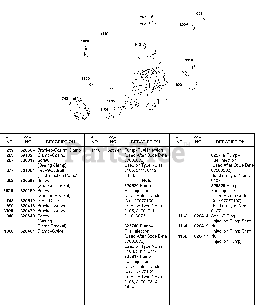 Briggs & Stratton 5224470105E2 Briggs & Stratton Horizontal Engine