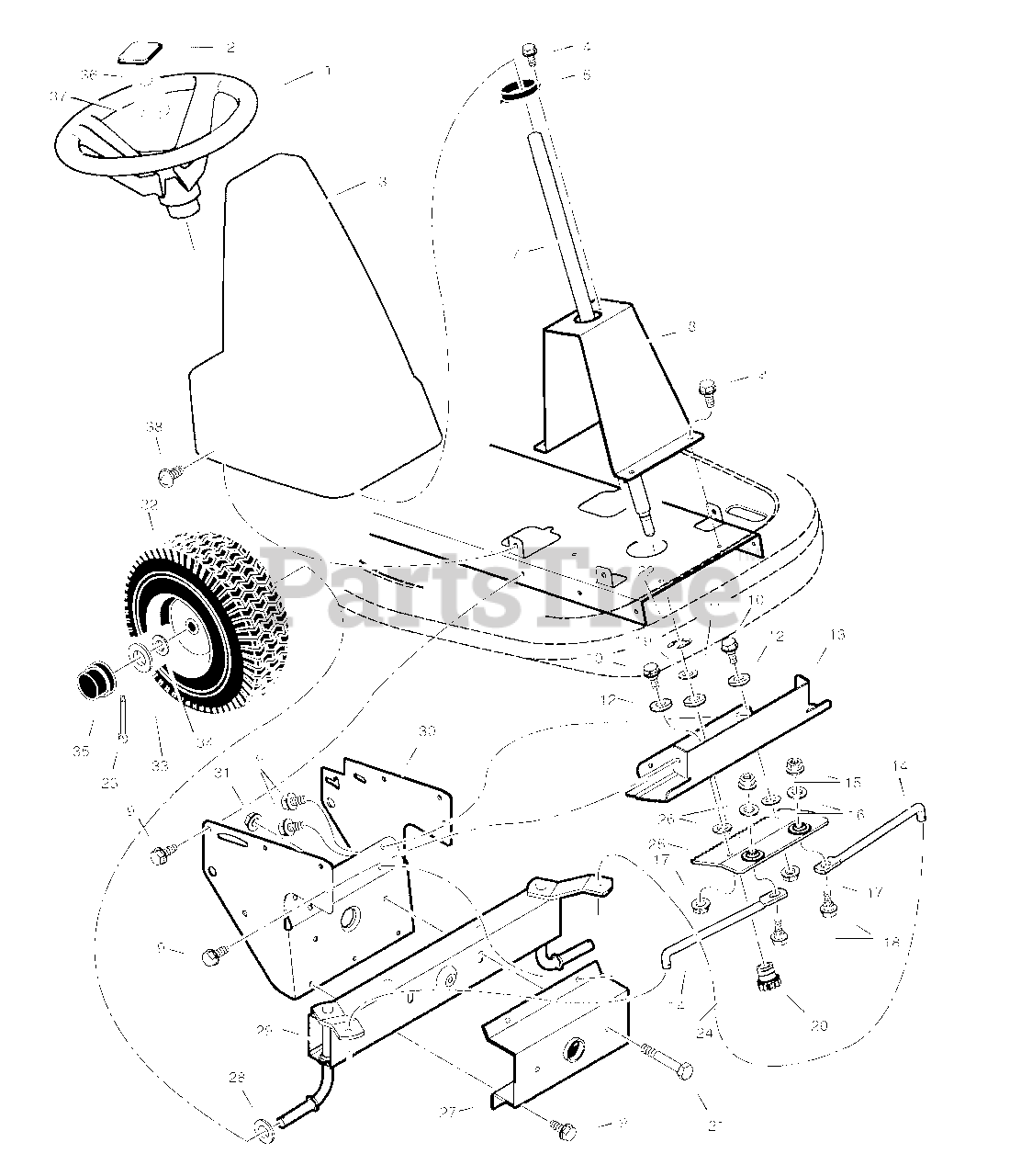 Craftsman C950604050 Craftsman 30" RearEngine Riding Mower, Canada