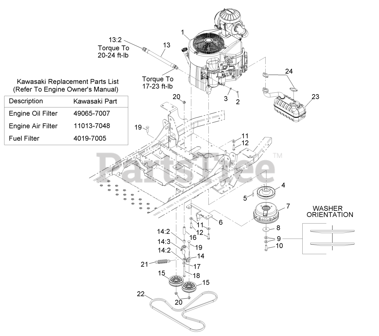 Exmark PNS20KA443 - Exmark 44