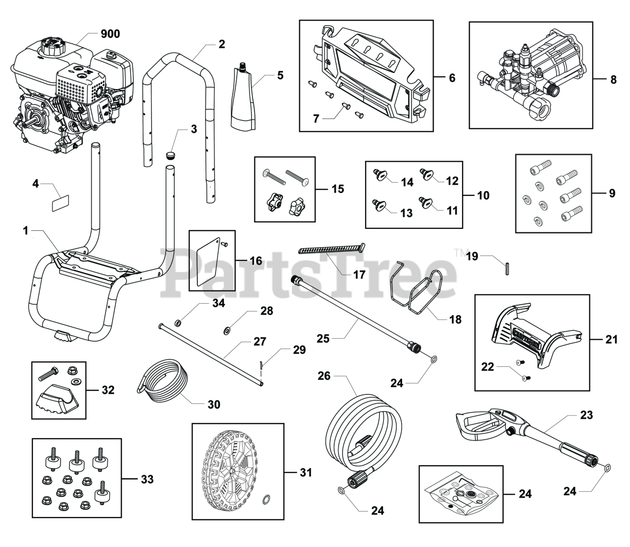 Craftsman CMXGWAS02080400 Craftsman 3,000 PSI Pressure Washer Main