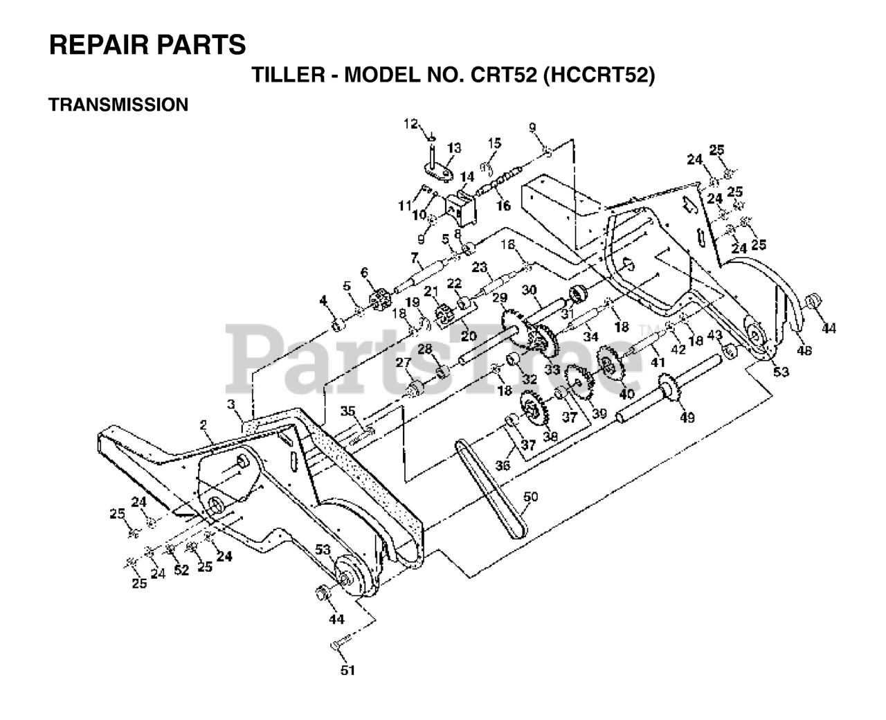 Husqvarna CRT 52 (HCCRT52) Husqvarna RearTine Tiller (199701