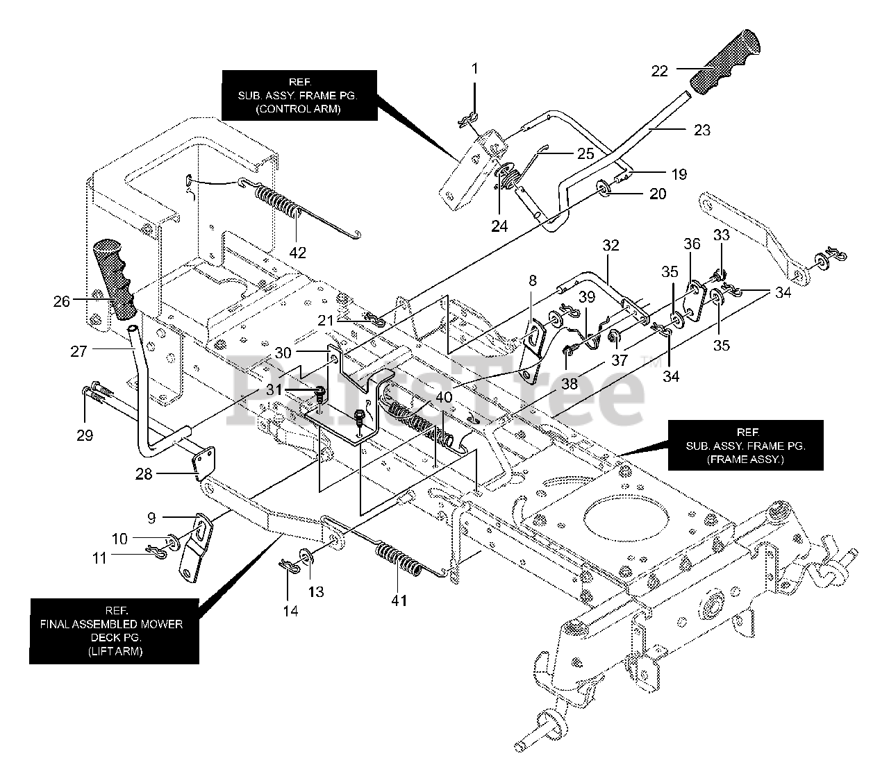 Yard King 46580x89A Yard King 46" Lawn Tractor (2000) Mower