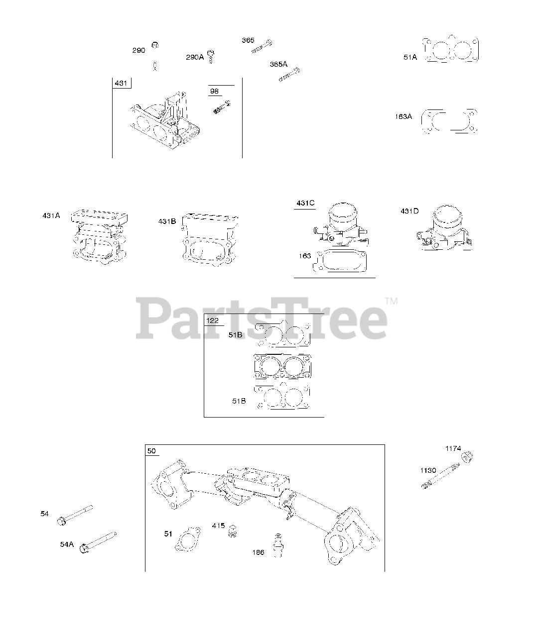 Briggs & Stratton 5424770001G1 Briggs & Stratton Horizontal Engine