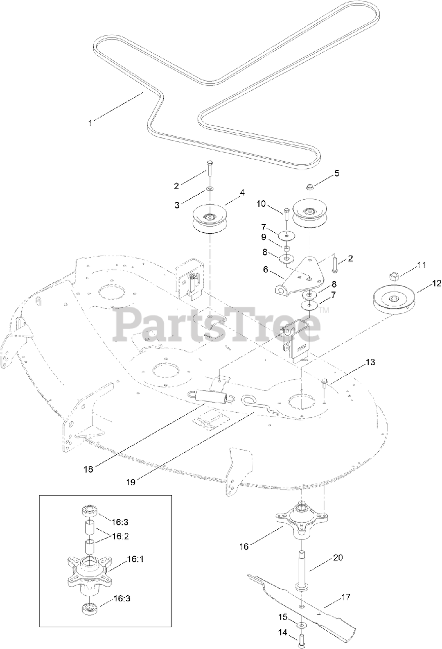 Toro timecutter 2025 ss5000 deck belt