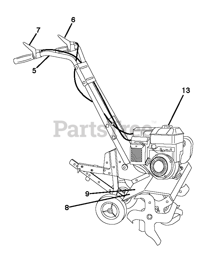 Husqvarna Ft 900 960830009 00 Husqvarna Front Tine Tiller 2014 03