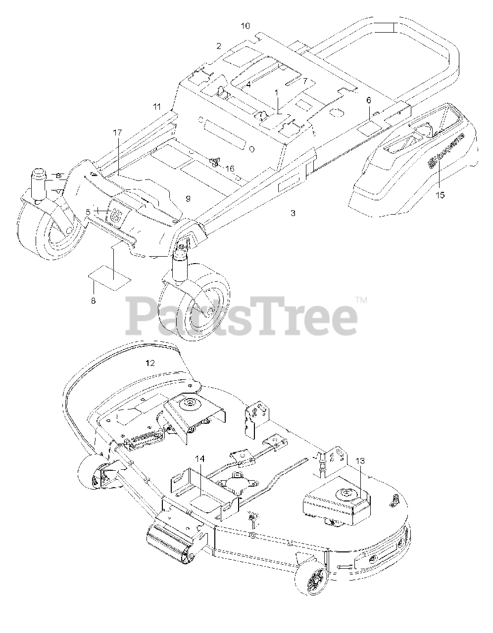 Husqvarna Z 248 F (96784480100) Husqvarna 48" ZeroTurn Mower (2018